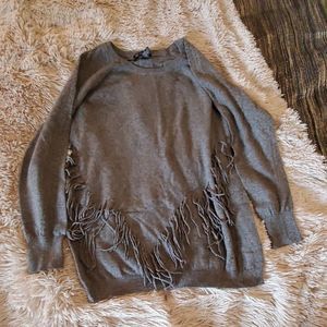 Fun INC fringe sweater size XL